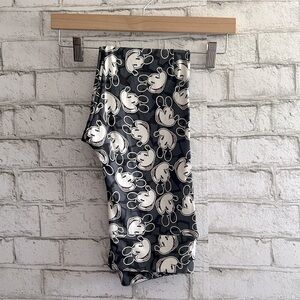 NEW!!! Disney Mickey Mouse Leggings OS Onesize Lularoe Gray Black White
